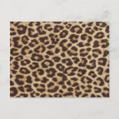 Cheetah Skin Print Briefkaart (Voorkant)