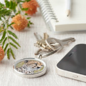 Cheetah Sleutelhanger (Zijkant)