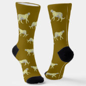 Cheetah socks sokken (Gebogen)