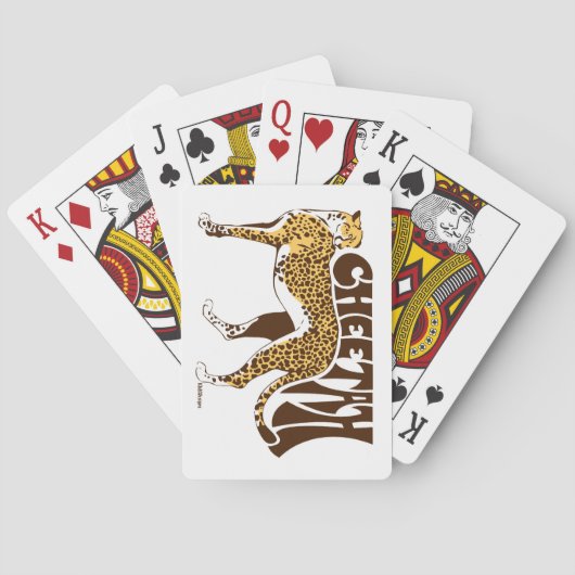 Cheetah Speelkaarten (Achterkant)