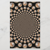 Cheetah Spin Spectacle – Feline Frenzy: Kleurrijk Briefpapier (Voorkant)