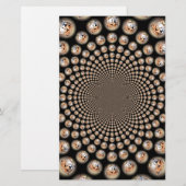 Cheetah Spin Spectacle – Feline Frenzy: Kleurrijk Briefpapier (Voorkant / Achterkant)