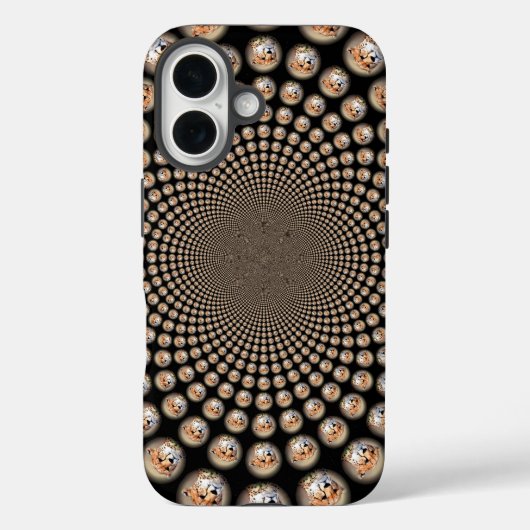Cheetah Spin Spectacle – Feline Frenzy: Kleurrijk Case-Mate iPhone Case (Achterkant)