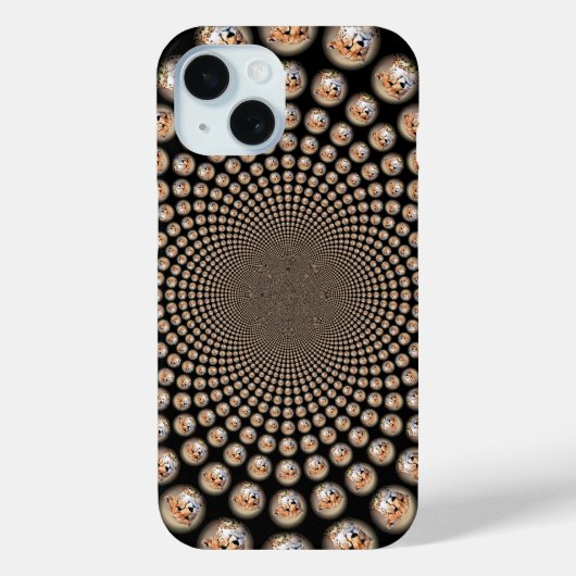 Cheetah Spin Spectacle – Feline Frenzy: Kleurrijk Case-Mate iPhone Case (Achterkant)