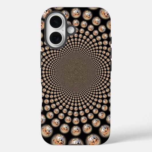 Cheetah Spin Spectacle – Feline Frenzy: Kleurrijk Case-Mate iPhone Case (Achterkant)