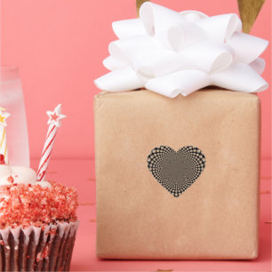 Cheetah Spin Spectacle – Feline Frenzy: Kleurrijk Hart Sticker