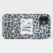 Cheetah Spot Animal Print Monogram IPHONE 5 Hoesje (Achterkant (horizontaal))