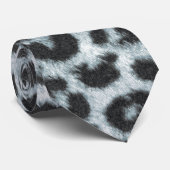 Cheetah Spot Animal Print Wild Cat Fabric Mannen S Stropdas (Opgerold)