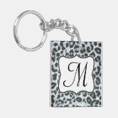 Cheetah Spot Animal Print Wild Cat Safar Sleutelha Sleutelhanger (Voorkant Links)