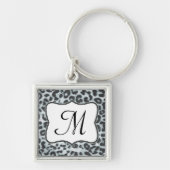 Cheetah Spot Animal Print Wild Cat Safar Sleutelha Sleutelhanger (Voorkant)