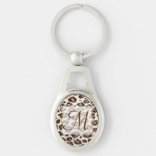 Cheetah Spot Animal Print Wild Digital Sleutelhang Sleutelhanger