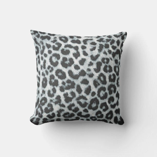 Cheetah Spot Animal Print Wild Gooi Couch Kussen (Voorkant)