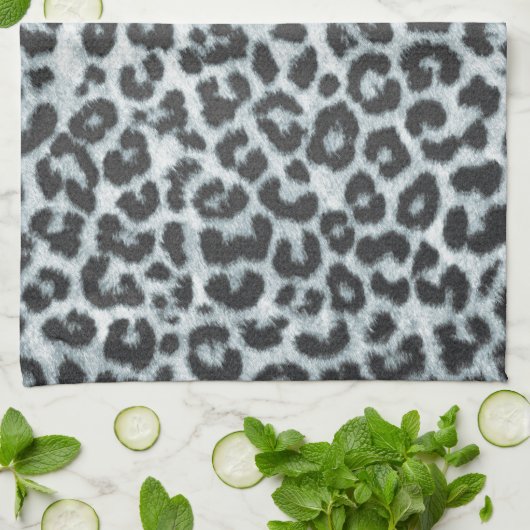 Cheetah Spot Animal Print Wild Keuken Schotel Hand Theedoek (Gevouwen)