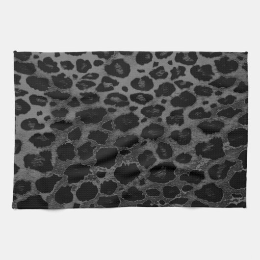Cheetah Spot Animal Print Wild Keuken Schotel Hand Theedoek (Horizontaal)