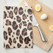 Cheetah Spot Animal Print Wild Keuken Schotel Hand Theedoek (Quarter Fold)