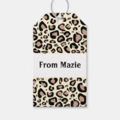 Cheetah Spots Cadeau Labels Cadeaulabel (Voorkant)
