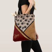 Cheetah Spots Color Block Tote Bag (Dichtbij)