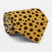 Cheetah Spots Exotic African Animal Print Stropdas (Opgerold)