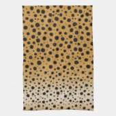 Cheetah Spots Exotic Animal Print Fur Texture Theedoek (Verticaal)