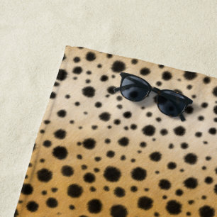 Cheetah Spots Exotic Safari Animal Print Strandlaken