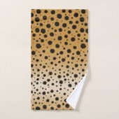 Cheetah Spots Fur Texture African Animal Print Bad Handdoek (Handdoek)