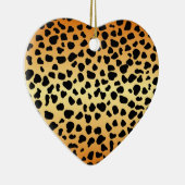 Cheetah spots - Heart Ornament (Rechts)