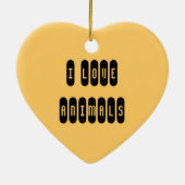 Cheetah spots - Heart Ornament (Achterkant)