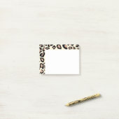 Cheetah Spots post-its Post-it® Notes (Op bureau)