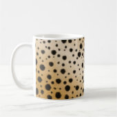 Cheetah Spots Realistic Animal Fur Wildlife Koffiemok (Links)