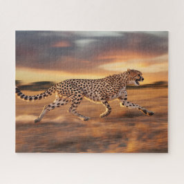 Cheetah Sprinting Legpuzzel