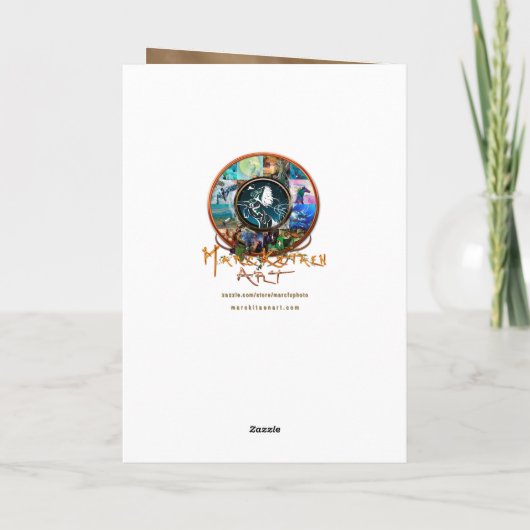 CHEETAH STANDING DOWN KAART (Achterkant)