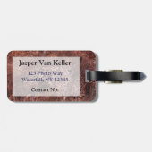 Cheetah Stare Bagagelabel (Achterkant horizontaal)