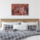 Cheetah Stare Canvas Afdruk (Insitu (Slaapkamer))