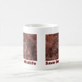 Cheetah Stare Save Our Willife Magische Mok (Center)