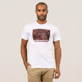 Cheetah Stare Save Our Willife T-shirt (Voorkant volledig)