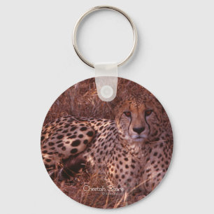 Cheetah Stare Sleutelhanger