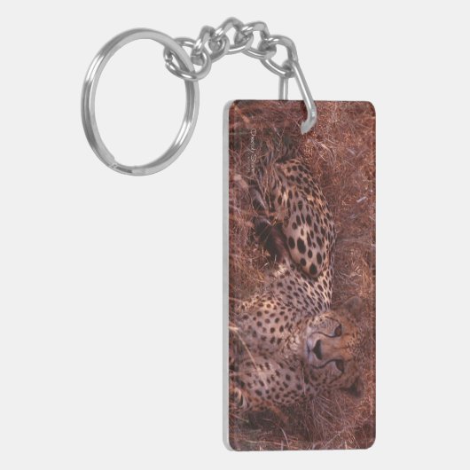 Cheetah Stare Sleutelhanger (Voorkant Links)