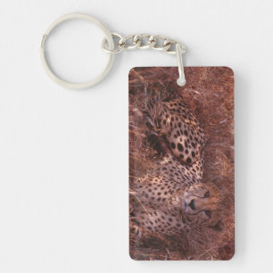 Cheetah Stare Sleutelhanger