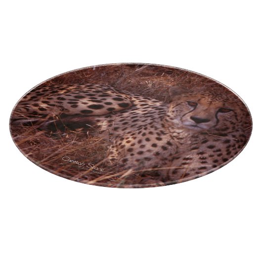 Cheetah Stare Snijplank (Hoek)