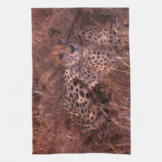 Cheetah Stare Theedoek (Verticaal)