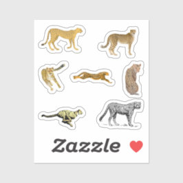 Cheetah Stickers