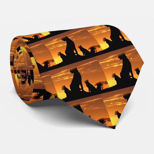 Cheetah Stropdas (Opgerold)