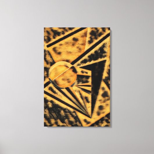 Cheetah Sunriser Canvas Afdruk (Voorkant)