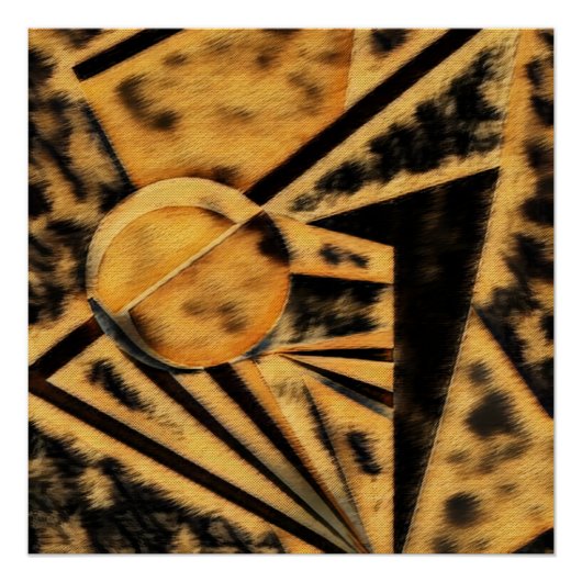 Cheetah Sunriser Perfect Poster (Voorkant)