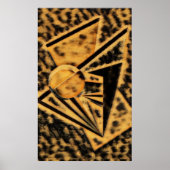 Cheetah Sunriser Poster (Voorkant)