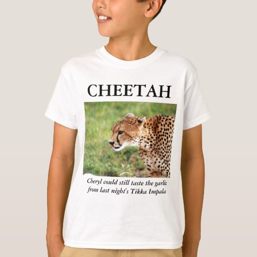 Cheetah T-shirt (Voorkant)