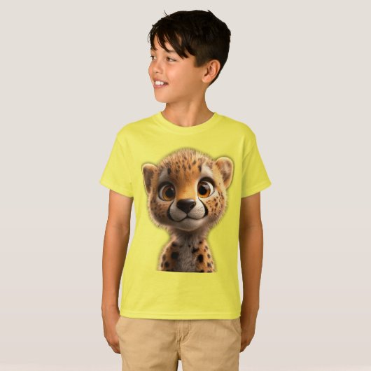Cheetah T-shirt (Voorkant volledig)