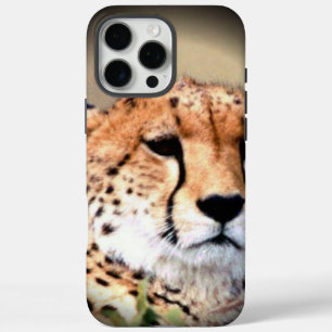 Cheetah Tear Marks Hakunamatata iPhone 16 Pro Max Hoesje