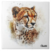 Cheetah Tegeltje (Voorkant)