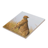 Cheetah Tegeltje (Zijkant)
